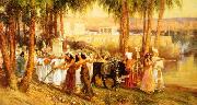 Frederick Arthur Bridgman Procession in Honor of Isis china oil painting artist